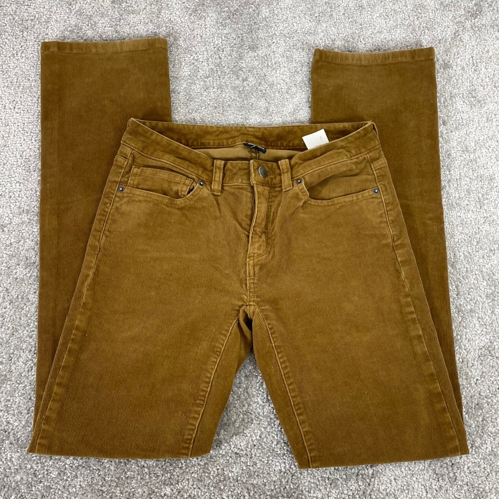 Patagonia Corduroy Pants Womens 26 x 31 Organic Cotton Straight Leg Brown